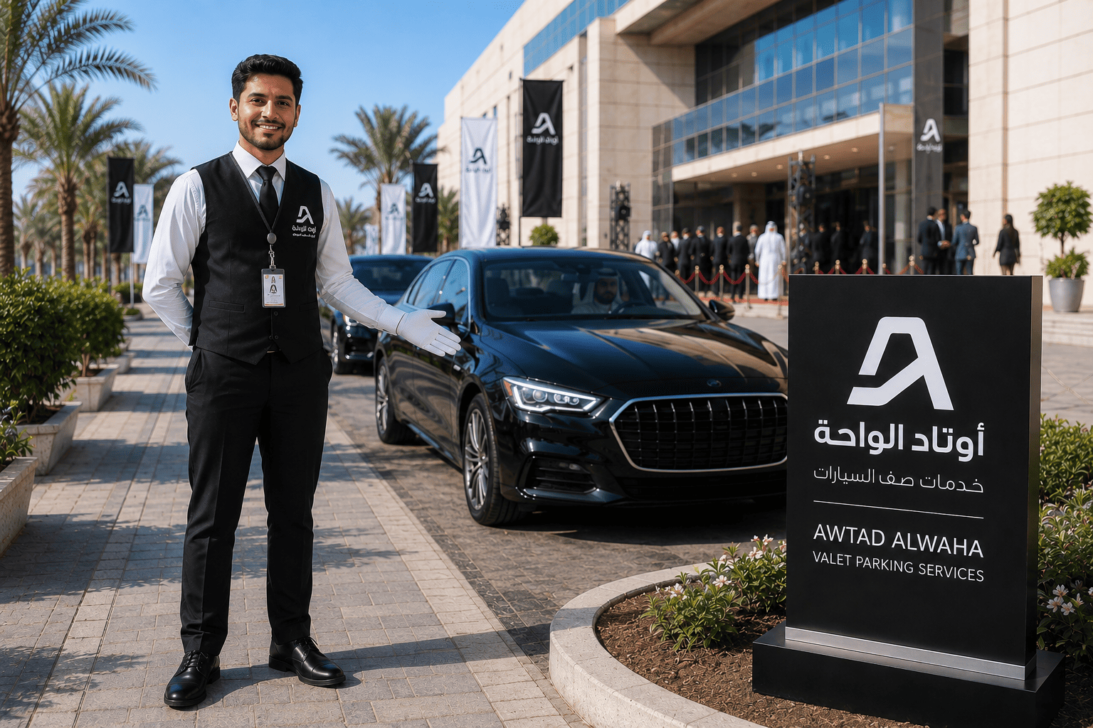 خدمات صف السيارات للفعاليات والمناسبات